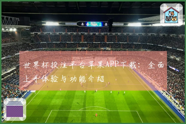 世界杯投注平台苹果APP下载:全面上手体验与功能介绍